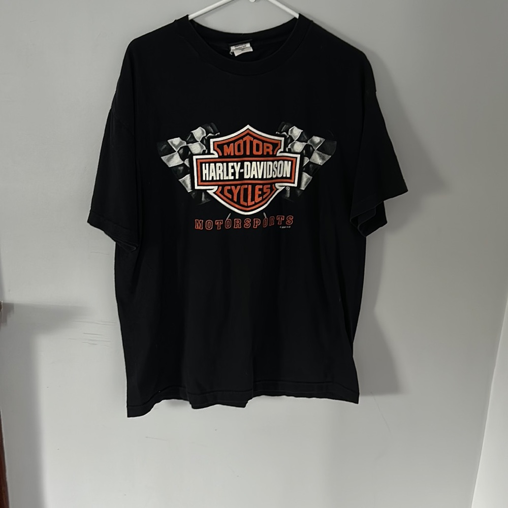 Mens Vintage Harley Davidson T shirt 2001 Size XL